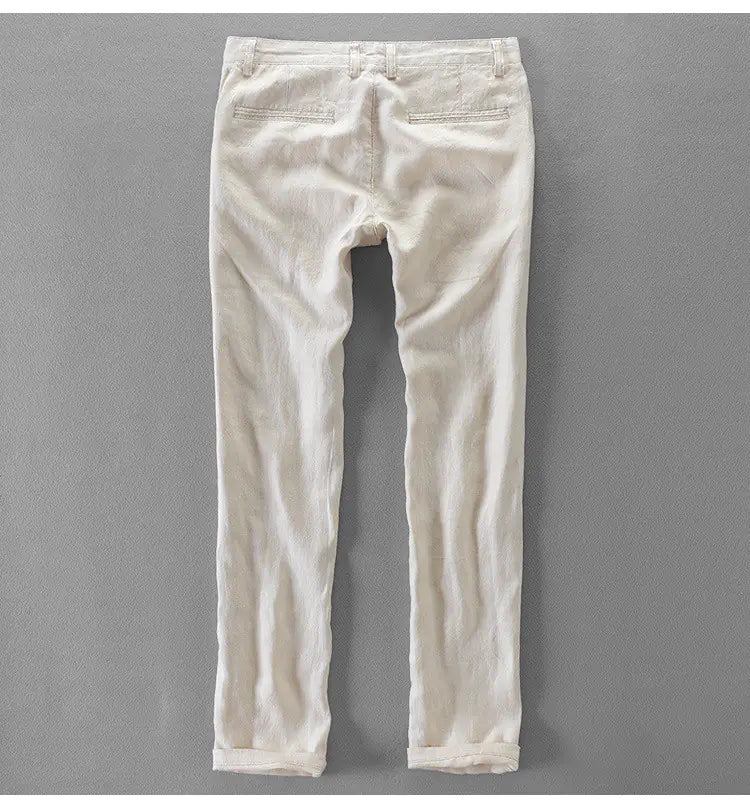 Linen Casual Long Trousers