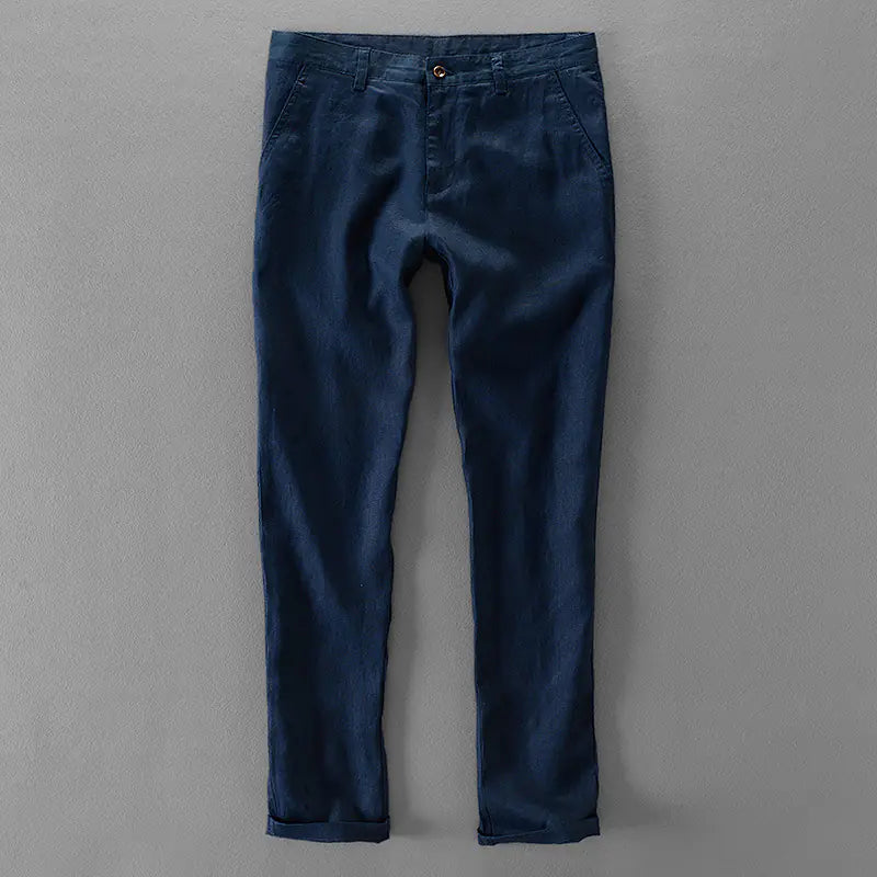 Linen Casual Long Trousers