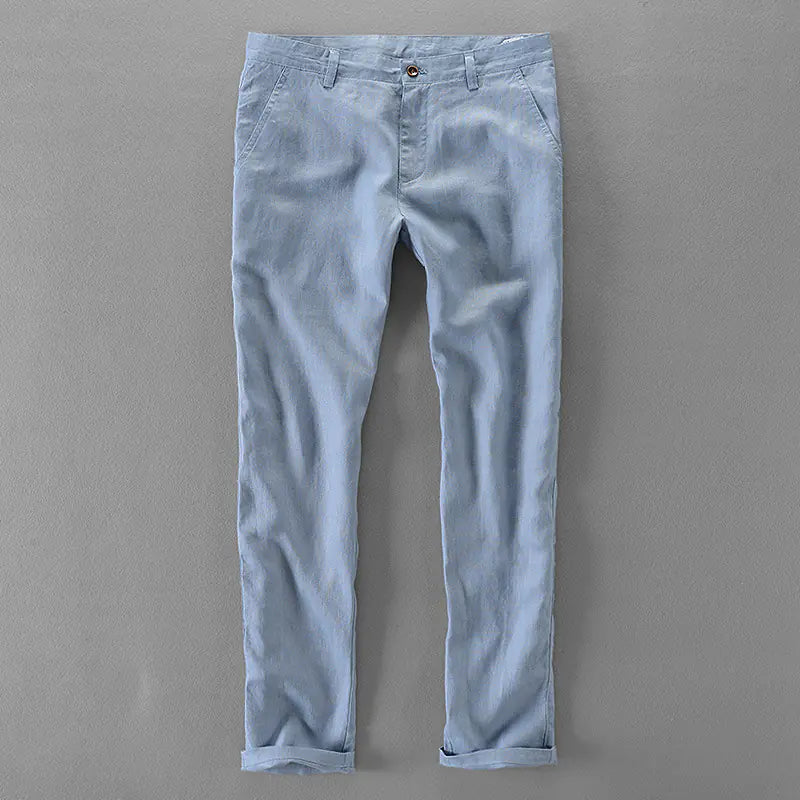 Linen Casual Long Trousers