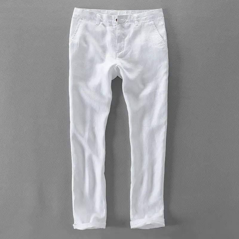 Linen Casual Long Trousers